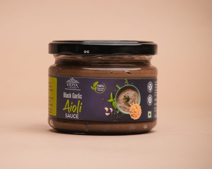 Black Garlic Aioli Sauce